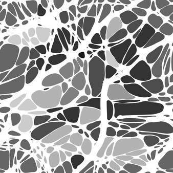 추상 패턴, 라인으로 완벽 한 패턴입니다. 신경학. 회색 추상적인 배경에 흰색 liini입니다. 벡터 일러스트 레이 션.