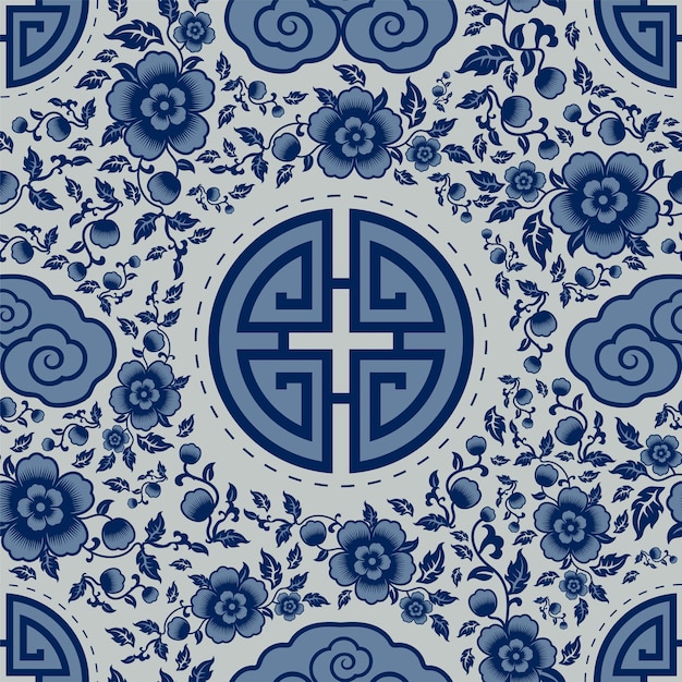 중국 장신구와 완벽 한 패턴