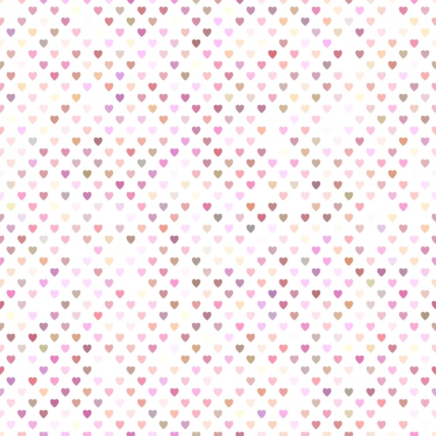 Seamless pink heart pattern background design