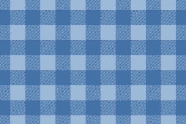 Vettore gratuito fondo senza cuciture del plaid, vettore di disegno del motivo a scacchi blu