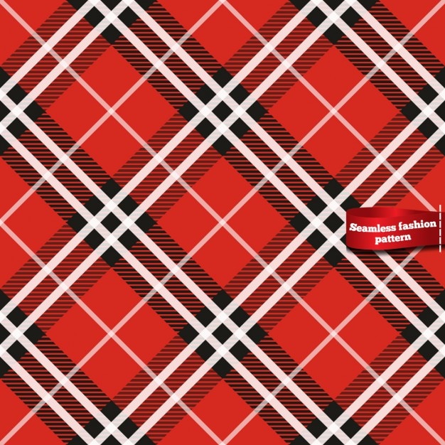 붉은 색조의 원활한 격자 무늬 패턴