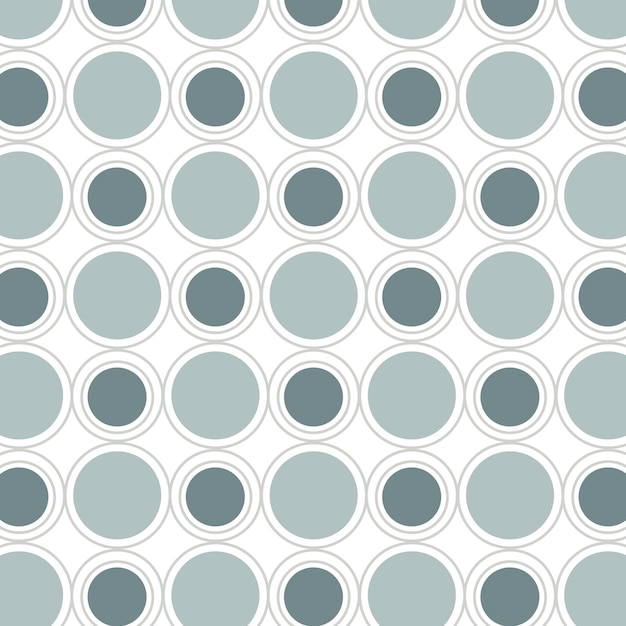Free vector seamless round geometric pattern vector