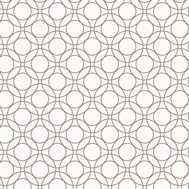 Free vector seamless round geometric pattern