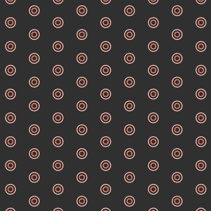 Free Vector seamless round geometric pattern