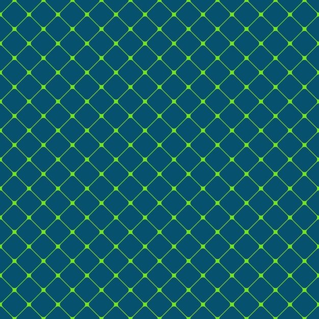 Seamless rounded square grid pattern background - vector design from diagonal squares