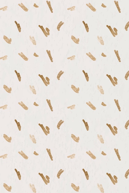 Free vector seamless shimmering gold scribble marks on a beige background vector