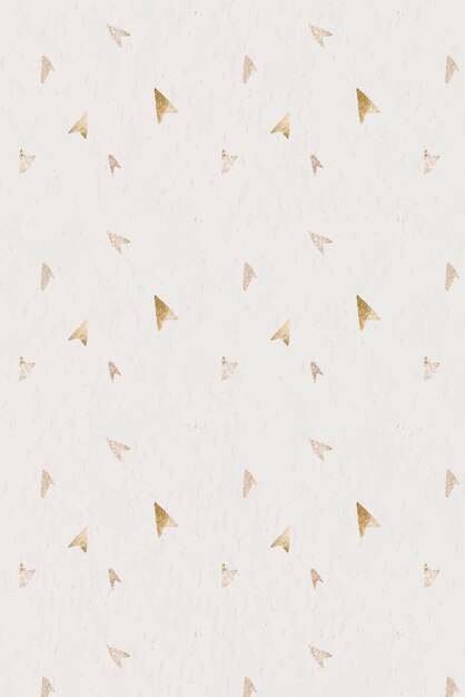 Free vector seamless shimmering golden arrow background vector