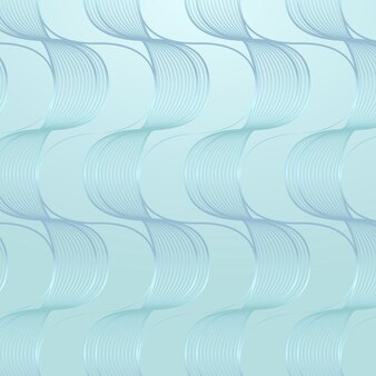 Seamless shiny blue wave abstract patterned background design resource vector