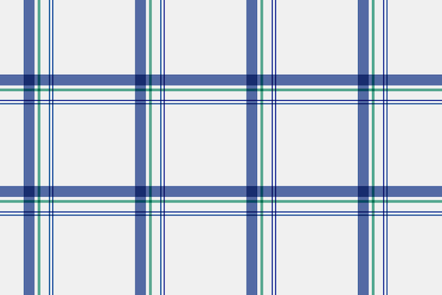 Vettore gratuito priorità bassa senza giunte del tartan, vettore di progettazione del modello astratto blu