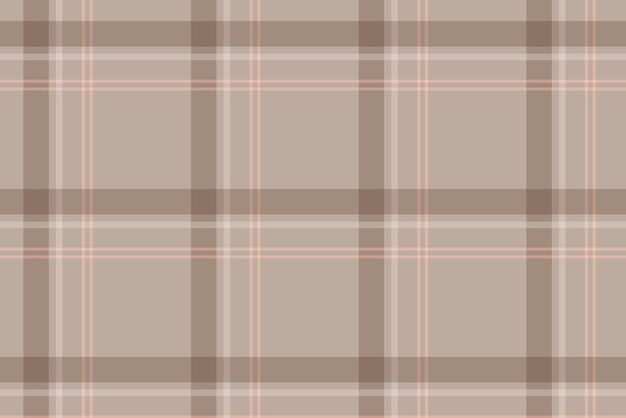Seamless tartan background, brown abstract pattern design vector