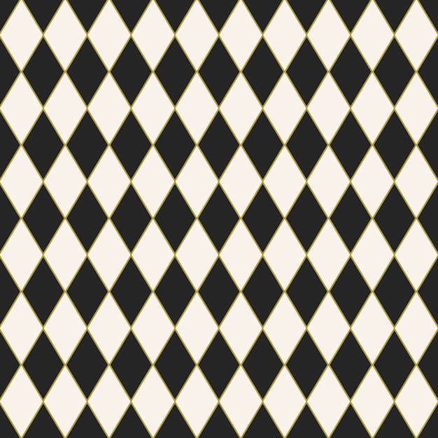Seamless tiled background with a harlequin pattern design