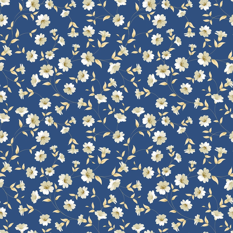 Free Vector seamless vintage floral pattern