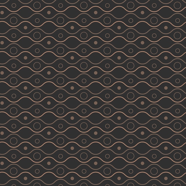 Бесплатное векторное изображение Бесшовный волнистый геометрический узор