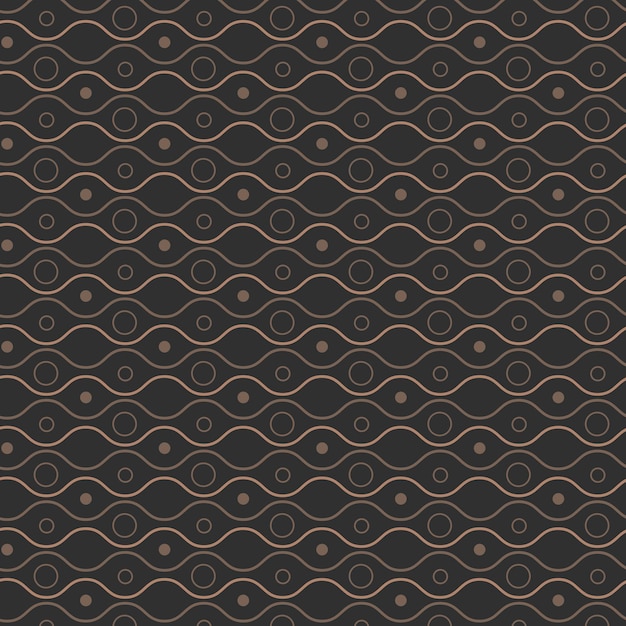 Free vector seamless wavy geometric pattern