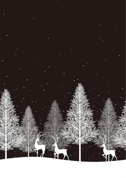 Free Vectors: Winter Backgrounds