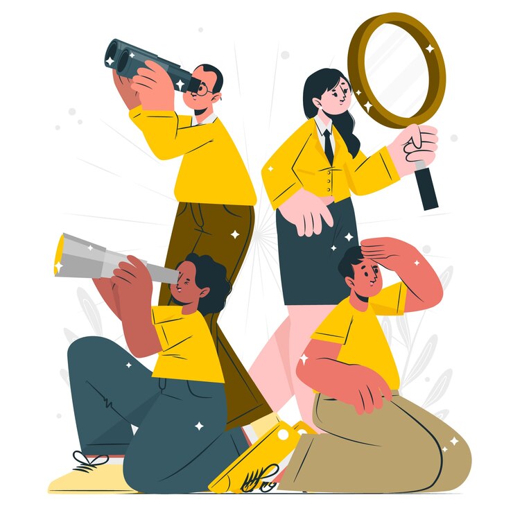 Free Vector searching opportunities concept illustration