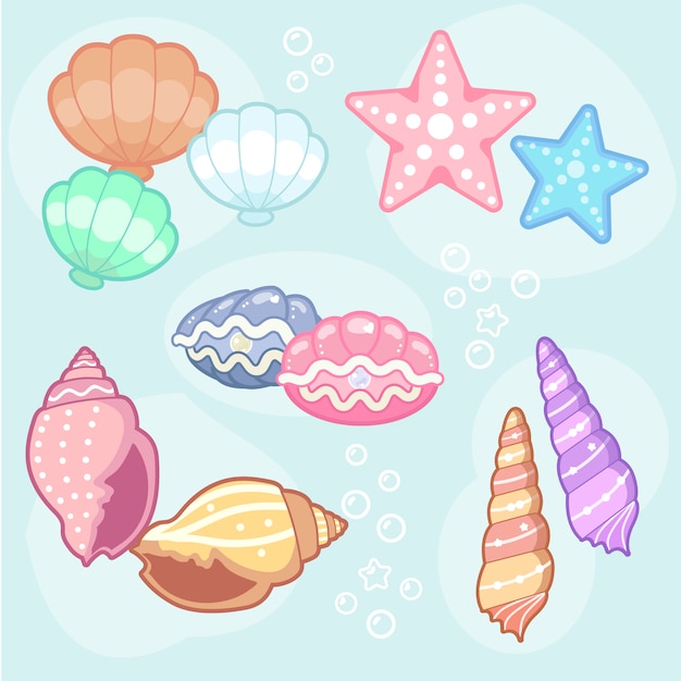 Seashell designs collection