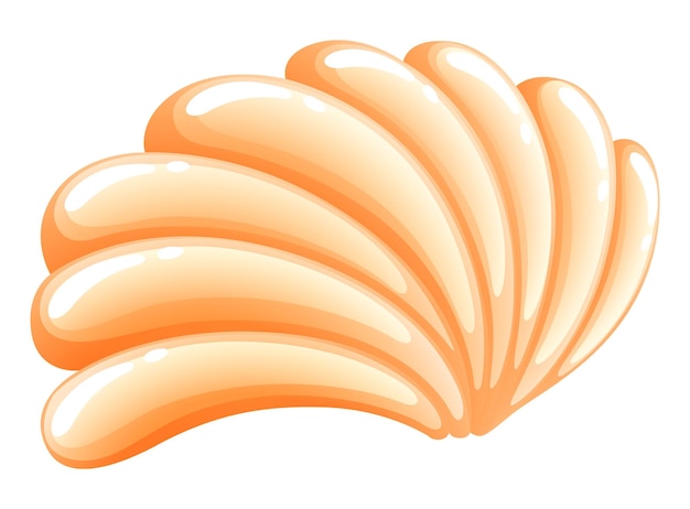 Free vector a seashell