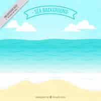 Free vector seashore background