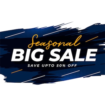 Seasonal big sale  template