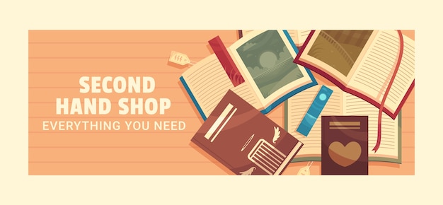 Second hand shop template design