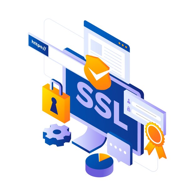 Secure sockets layer illustration