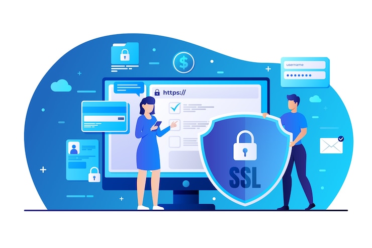 Free Vector secure sockets layer illustration