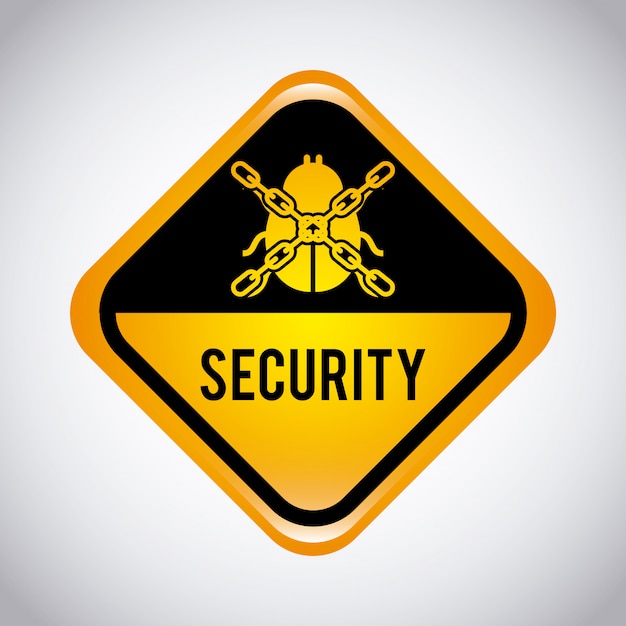 security graphic design  vector illustration