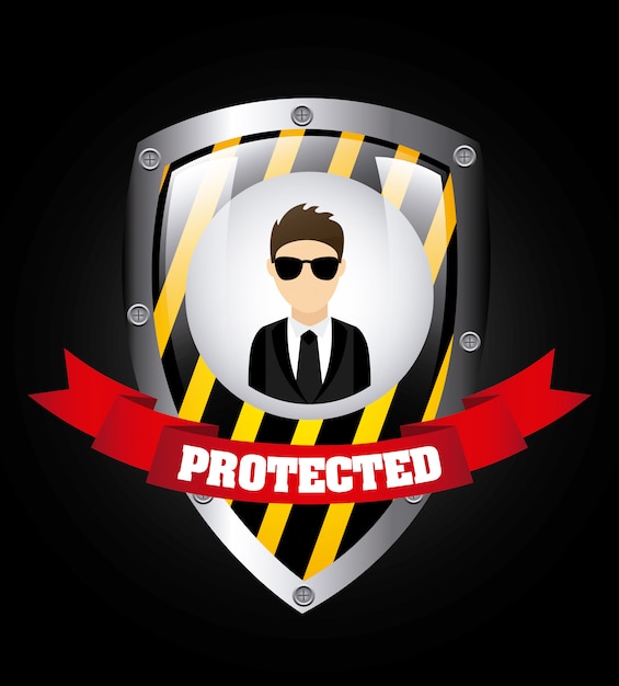 Security graphic design  vector illustration