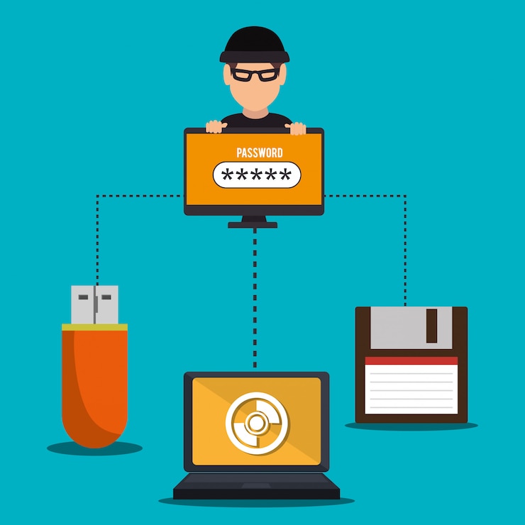 Free Vector security system and technologies