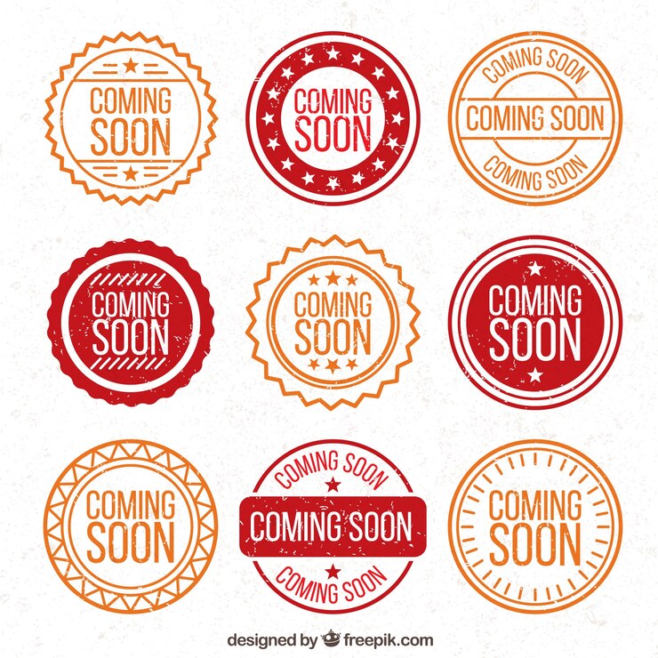 Free Vector selection of round promotion stamps