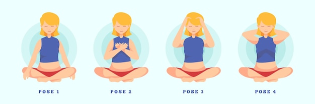 Self-healing reiki poses pack