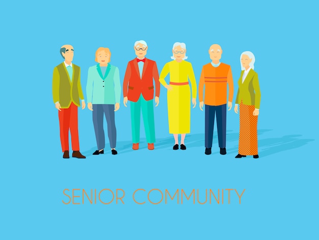 Free vector senior community center