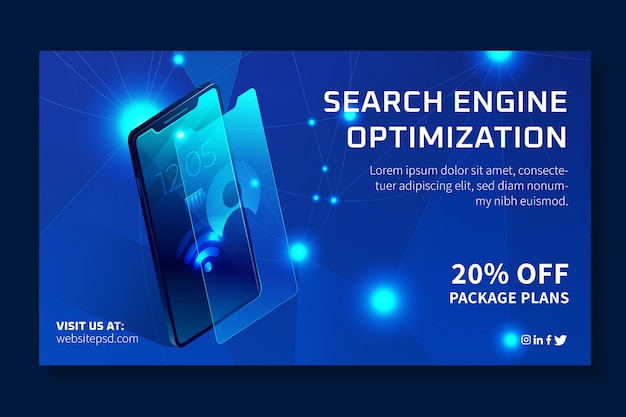 Seo ad template banner