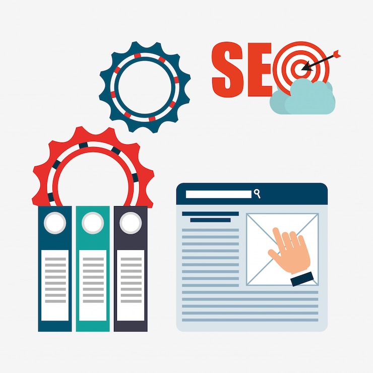 Free Vector seo concept illustration