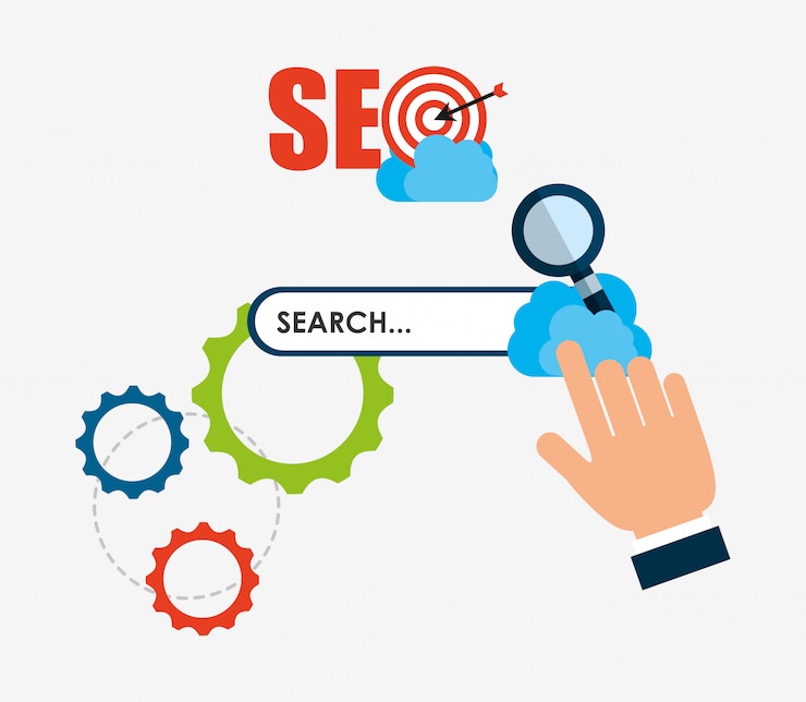 Free Vector seo concept illustration