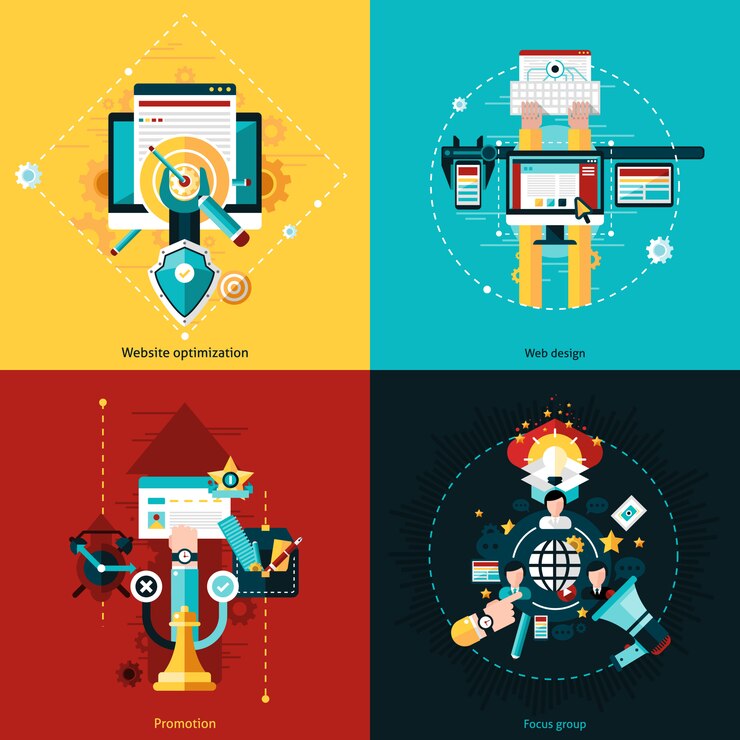 मुफ़्त वेक्टर seo development set