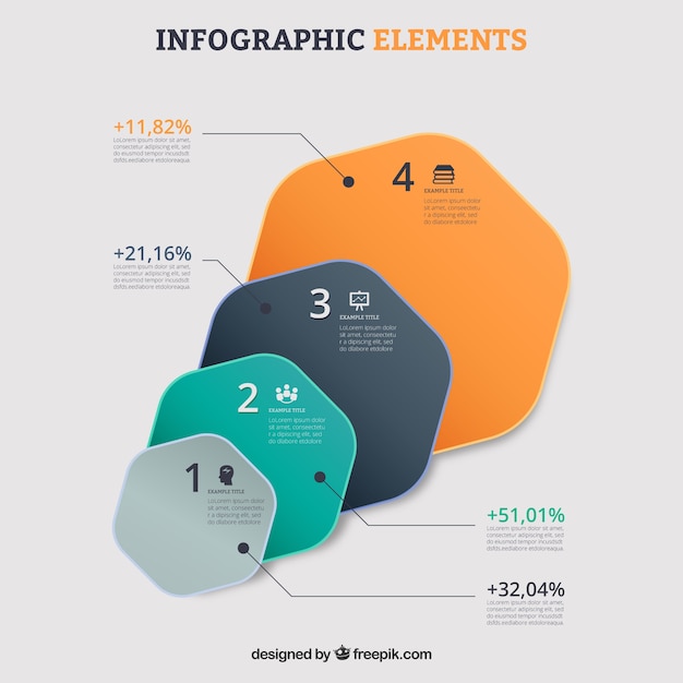 Free vector seo infographic elements