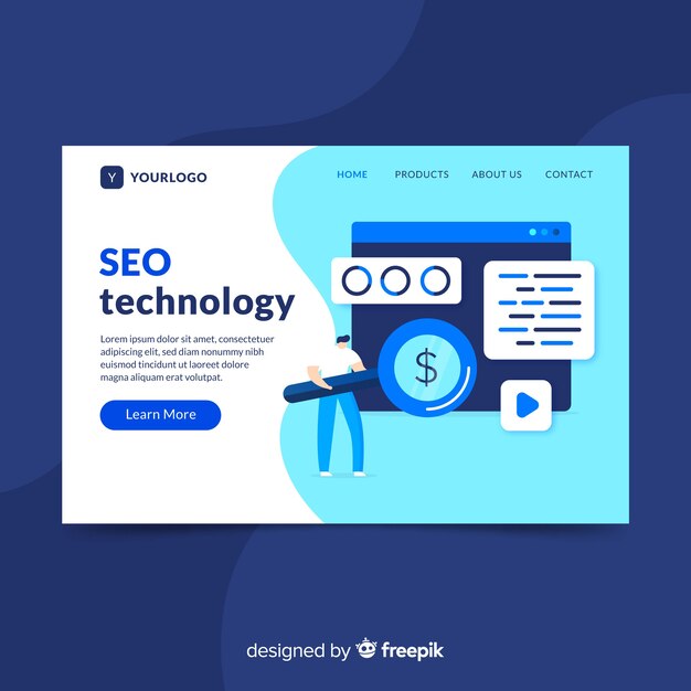 Seo optimization landing page