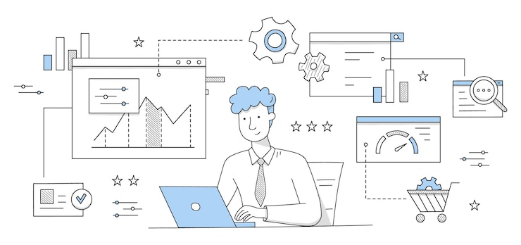 Free Vector seo, search engine optimization concept