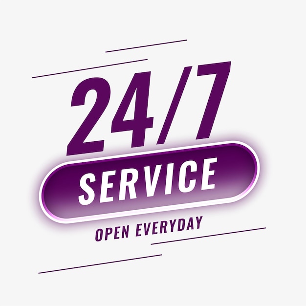 service open everyday background