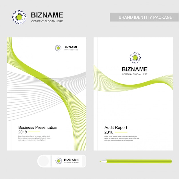 services company logo and presentation template