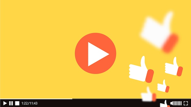 Youtube Like Images Free Download on Freepik