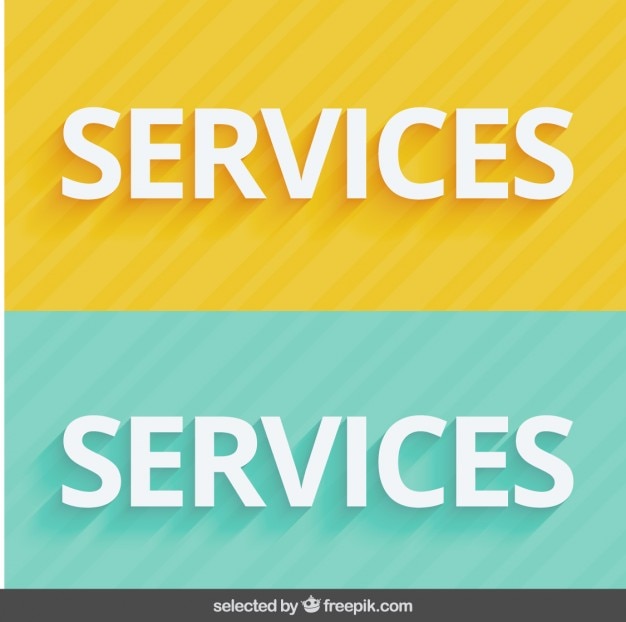 Free Vector services headers
