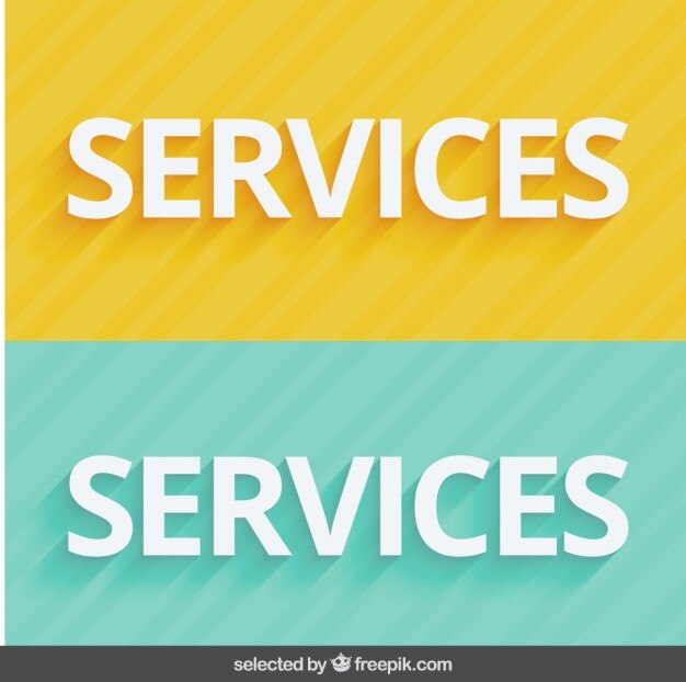 Free Vector services headers