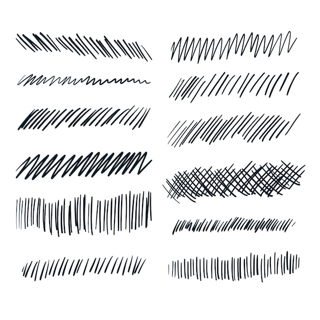 Arrows Drawing Set Painted by Hand Red Lines in Pencil Sketch Draft Stock  Vector  Illustration of direction shapes 126792130