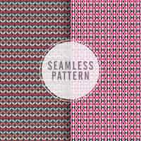 Free vector set of artistic seamless patterns, creative modern textures, stylish abstract backgrounds design.