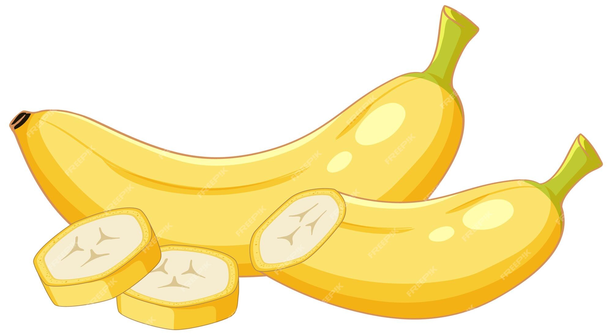 fruit banana cartoon vector object 4557618 Vector Art at Vecteezy