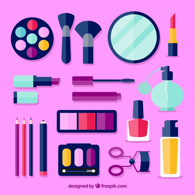 Set of beauty accessories