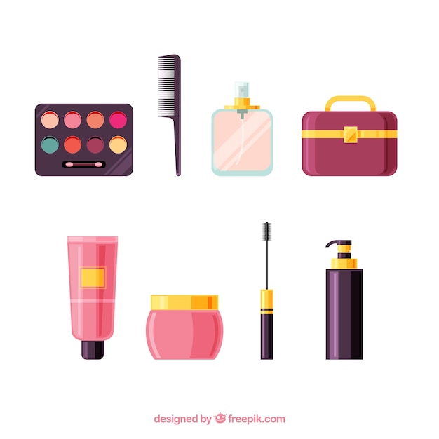 Set of beauty accessories